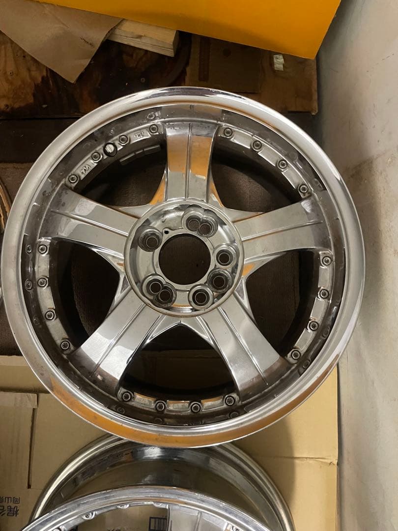 15インチ 4穴5穴マルチpcd100 6.5j オフセット38 4本セット