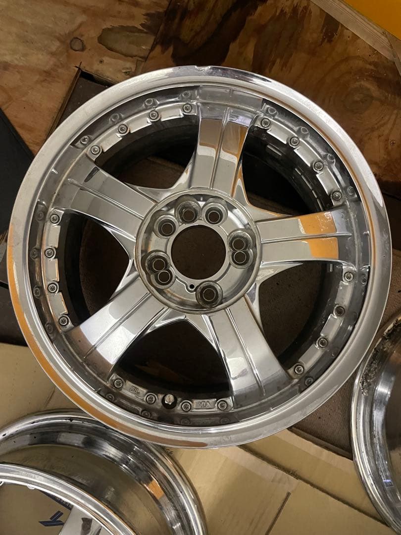 15インチ 4穴5穴マルチpcd100 6.5j オフセット38 4本セット