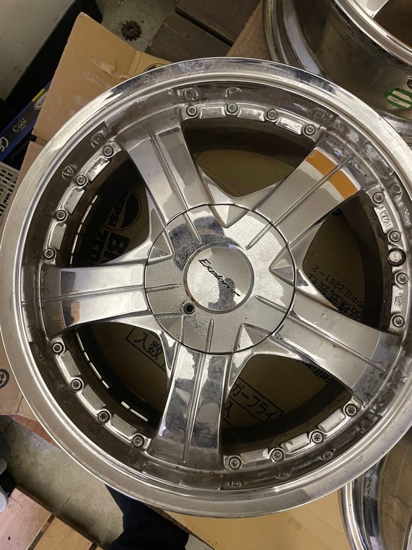 15インチ 4穴5穴マルチpcd100 6.5j オフセット38 4本セット