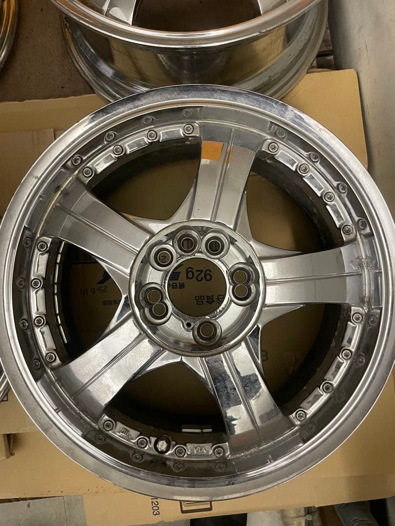 15インチ 4穴5穴マルチpcd100 6.5j オフセット38 4本セット