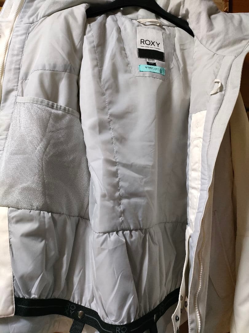 ROXY スノーボード スキー ウエア ホワイト 白 S