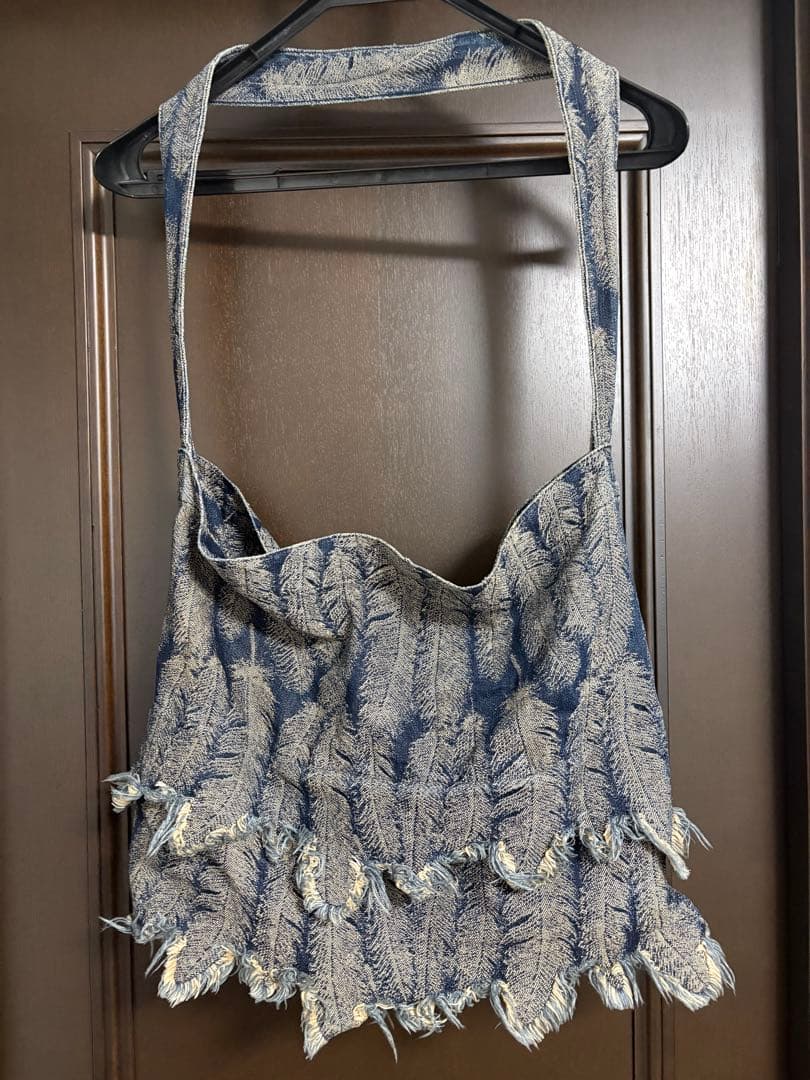 バッグ kapital feather denim bag