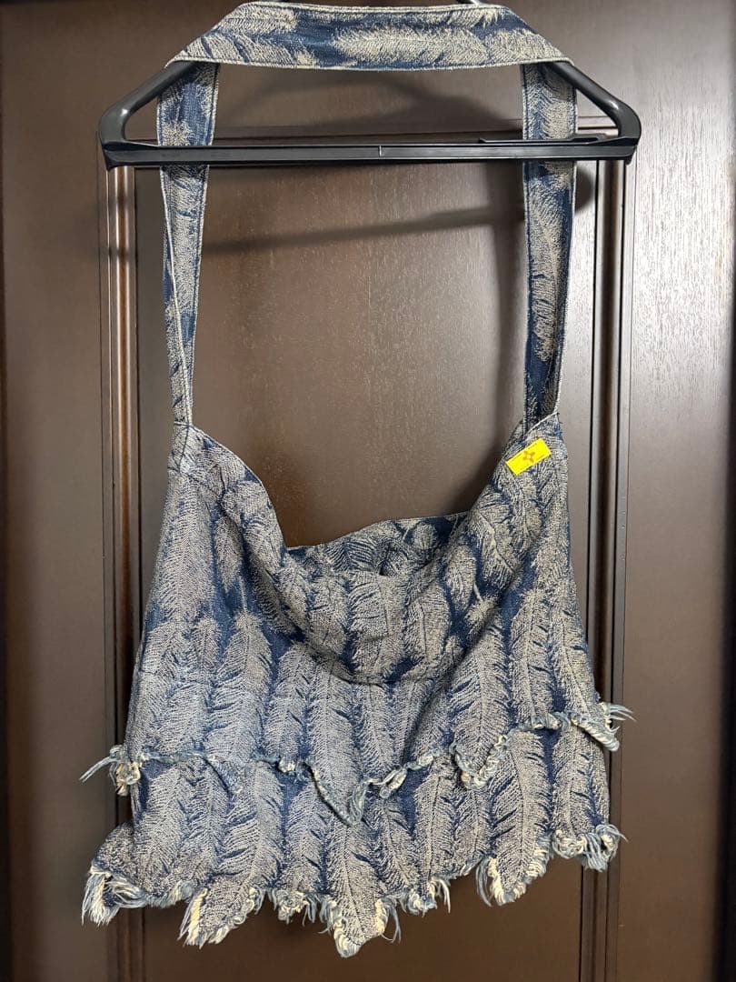 バッグ kapital feather denim bag