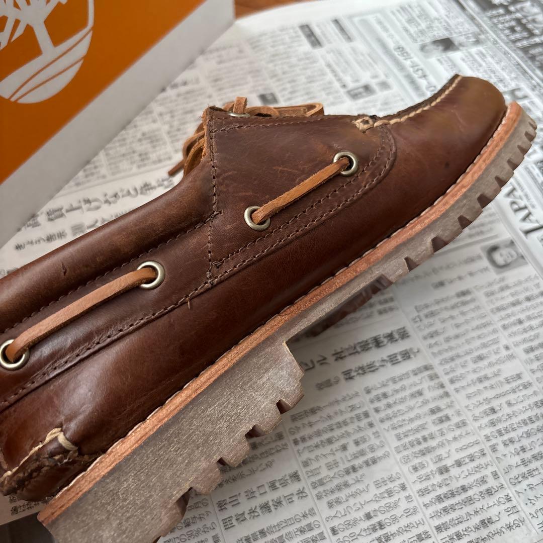 Timberland ブラウン デッキシューズ