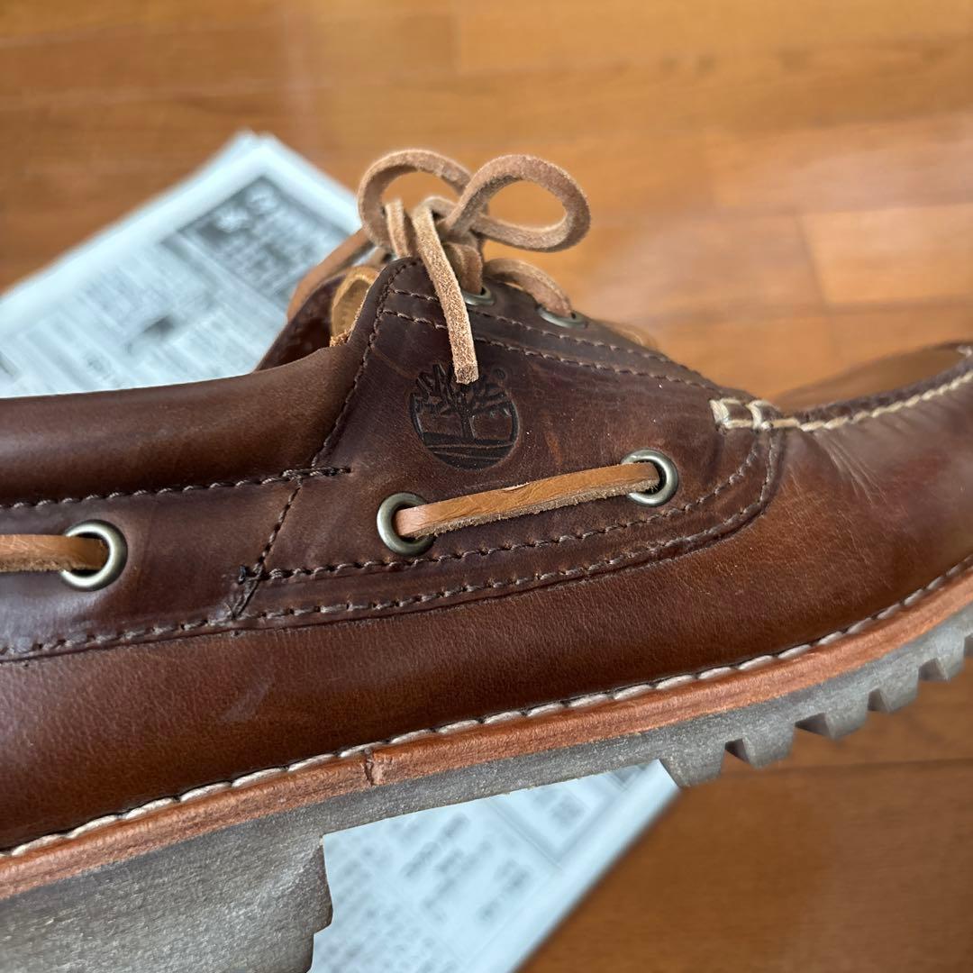 Timberland ブラウン デッキシューズ