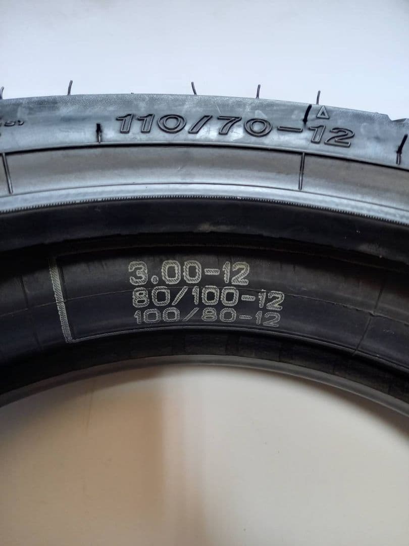 シャリー/ダックス/モンキーカスタム用　12インチ　ホイールタイヤ　2本セット