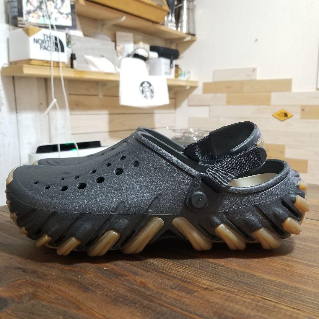 新品未使用　crocs　エコー ガム RO クロッグ　27 クロックス　厚底