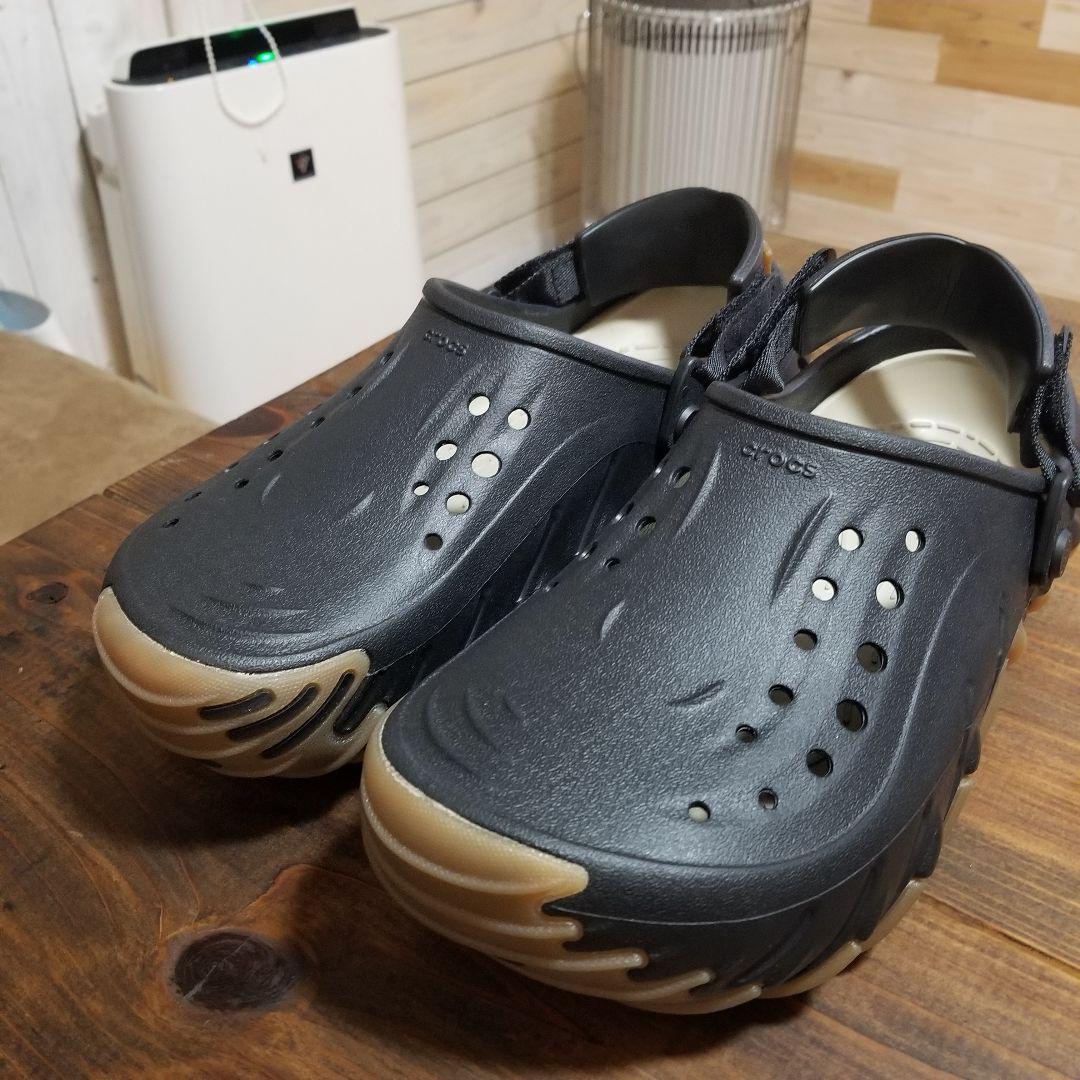 新品未使用　crocs　エコー ガム RO クロッグ　27 クロックス　厚底