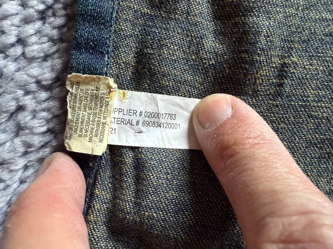 RRL インディゴエプロン