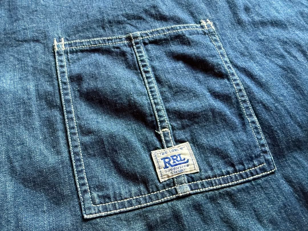 RRL インディゴエプロン