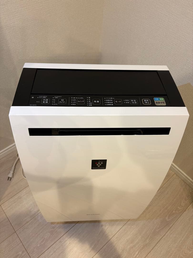 【SHARP】 除湿加湿空気清浄機 プラズマクラスター　KC-HD70-W