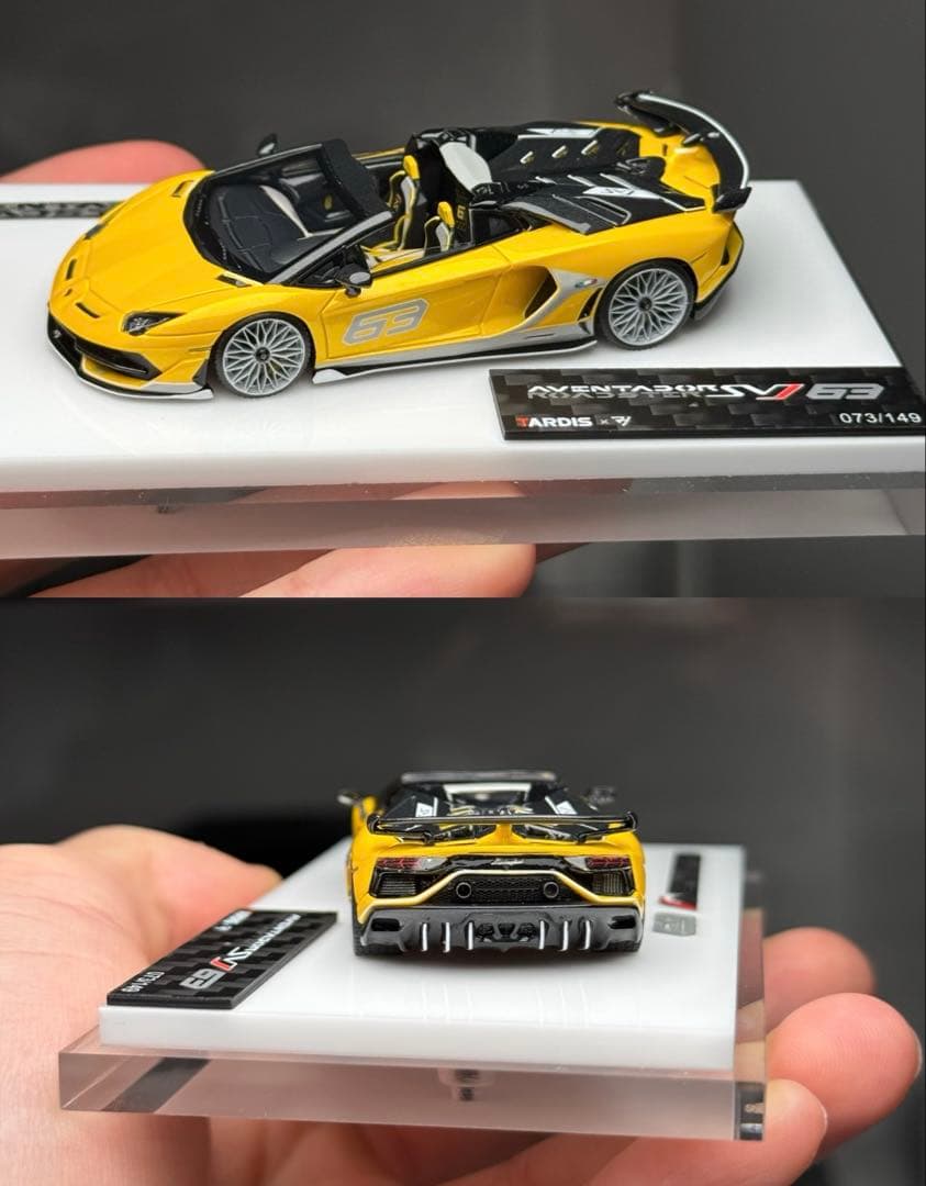 Tardis ランボルギーニ　アヴェンタドール　SVJ 63 ロードスター　黄色