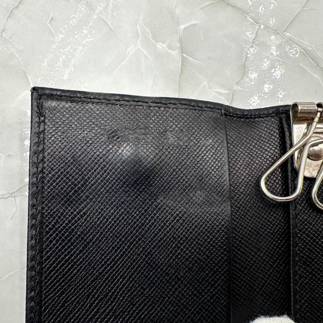 ✨️美品 PRADA プラダ キーケース 6連 サフィアーノ レザー 三角プレート