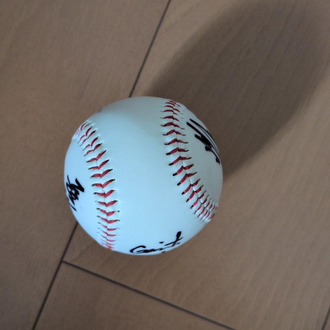 長嶋茂雄　松井秀喜　清原和博　直筆　サイン　野球　ボール 巨人　ジャイアンツ