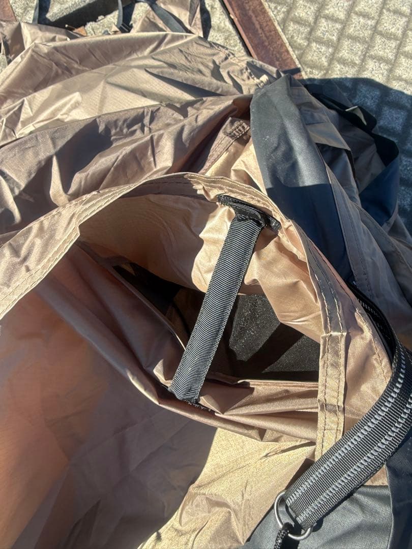 ヴァストランド　キャンプテント トンネルテント デュオ　アルミポール付き