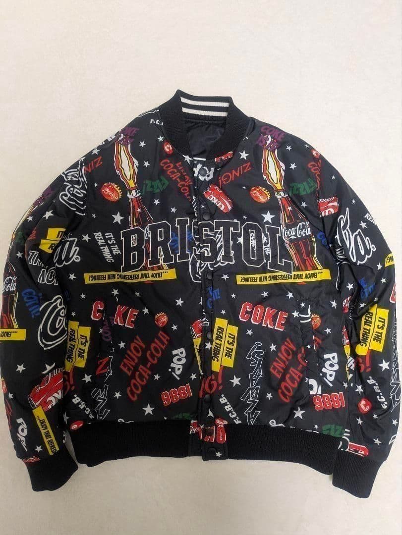 ★美品★ FCRB COCA-COLAコカコーラ◇リバーシブルスタジャン L