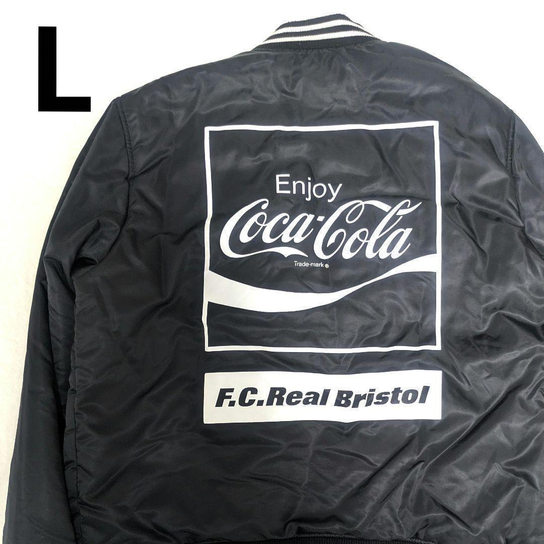 ★美品★ FCRB COCA-COLAコカコーラ◇リバーシブルスタジャン L