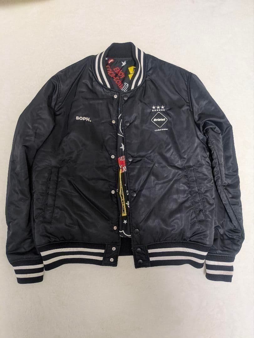 ★美品★ FCRB COCA-COLAコカコーラ◇リバーシブルスタジャン L