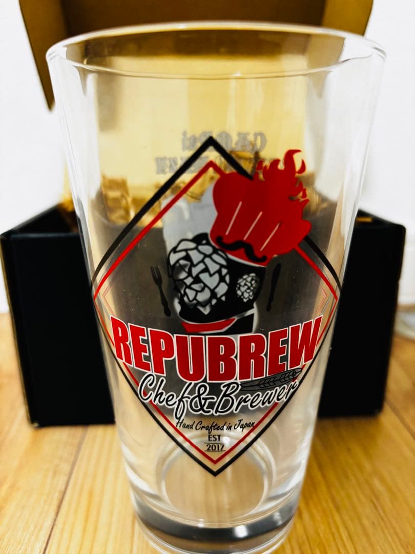 支援返礼限定非売パイントグラス hirottonデザイン 伊豆のぬし釣り