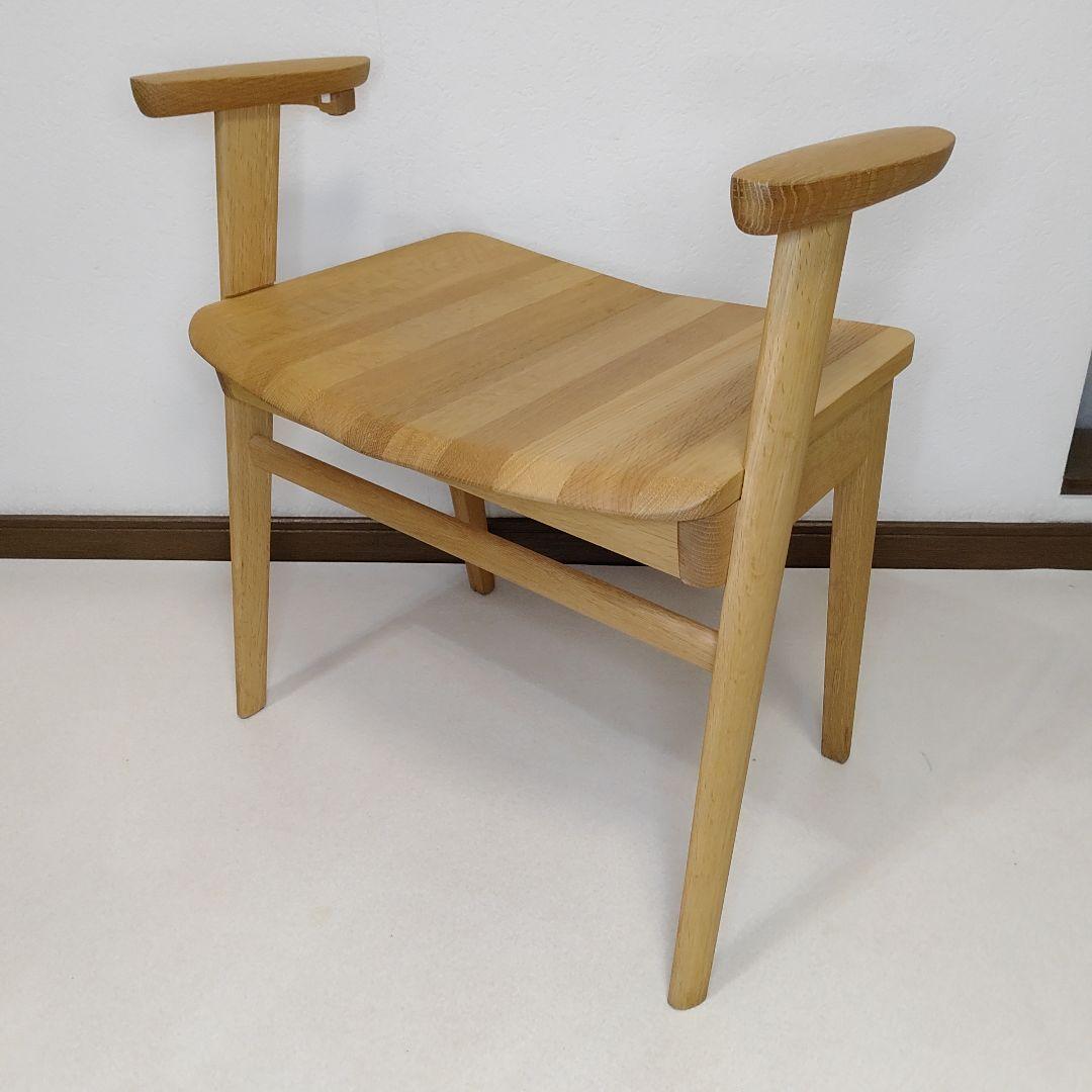 karimoku カリモクリ アーム付き スツール スツール 天然木