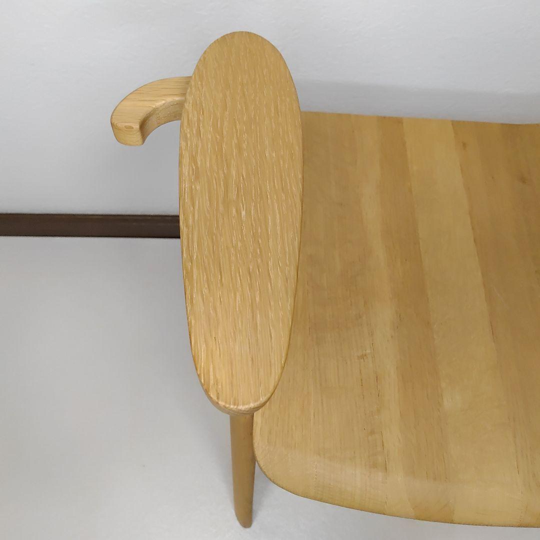 karimoku カリモクリ アーム付き スツール スツール 天然木