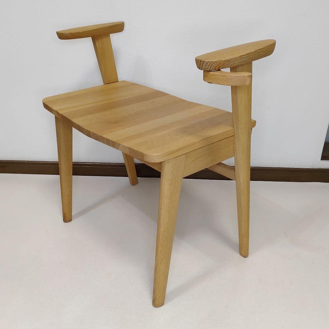karimoku カリモクリ アーム付き スツール スツール 天然木