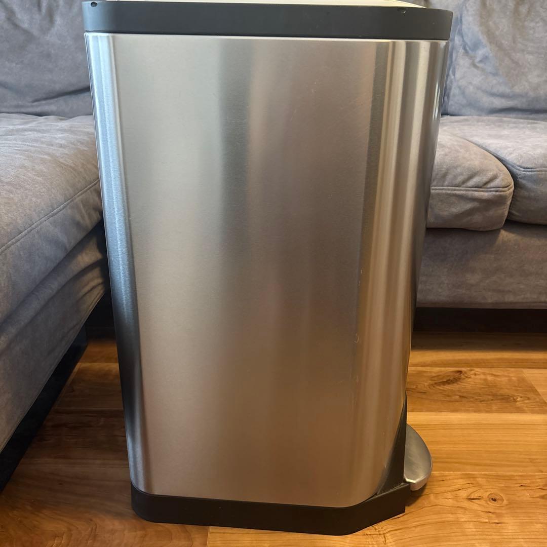 simplehuman 30Lゴミ箱 ペダル式 バタフライステップ ステンレス