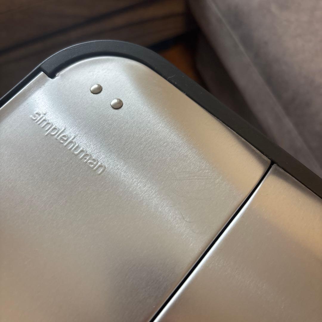 simplehuman 30Lゴミ箱 ペダル式 バタフライステップ ステンレス