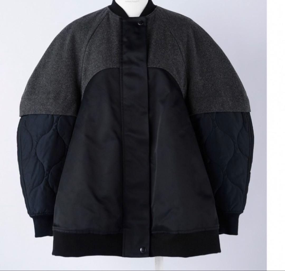 【希少】ENFOLD ブルゾン　36 異素材　アウター　キルティング　ジャケット