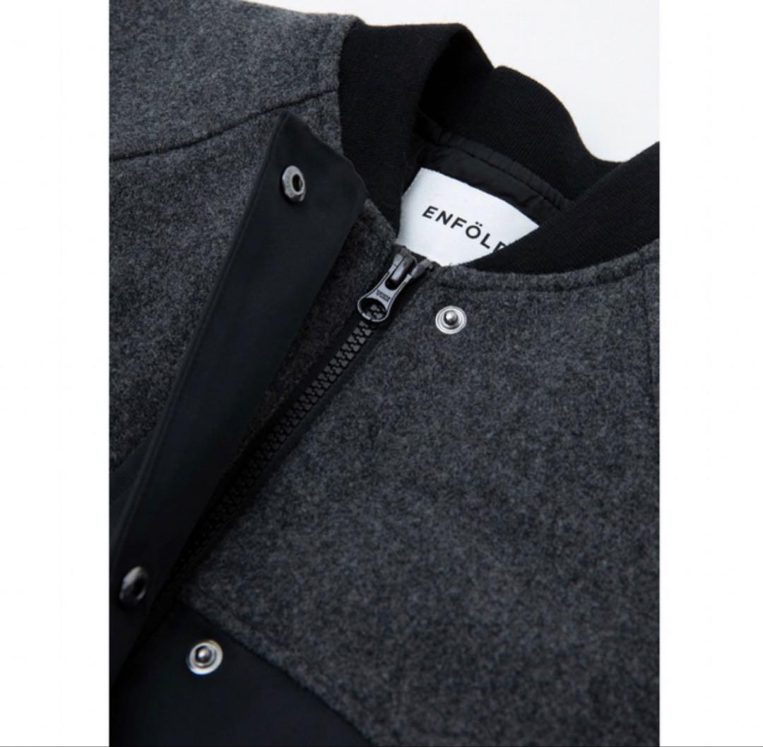 【希少】ENFOLD ブルゾン　36 異素材　アウター　キルティング　ジャケット