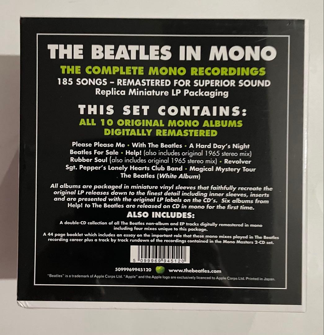 未開封！THE BEATLES IN MONO ビートルズ・モノボックス輸入CD
