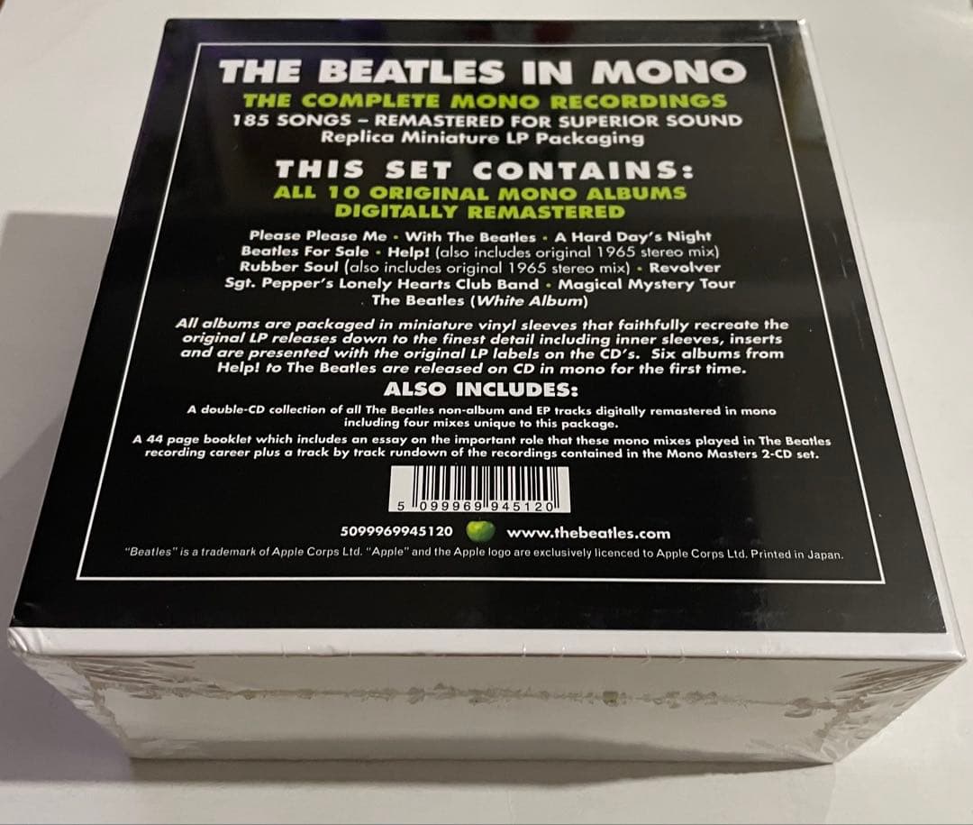 未開封！THE BEATLES IN MONO ビートルズ・モノボックス輸入CD