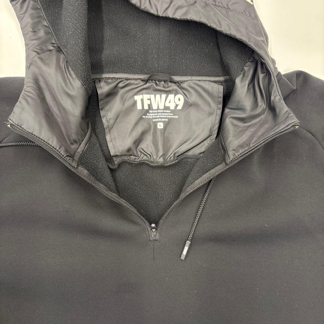 TFW49 スウェットパーカー　ブラック　サイズL