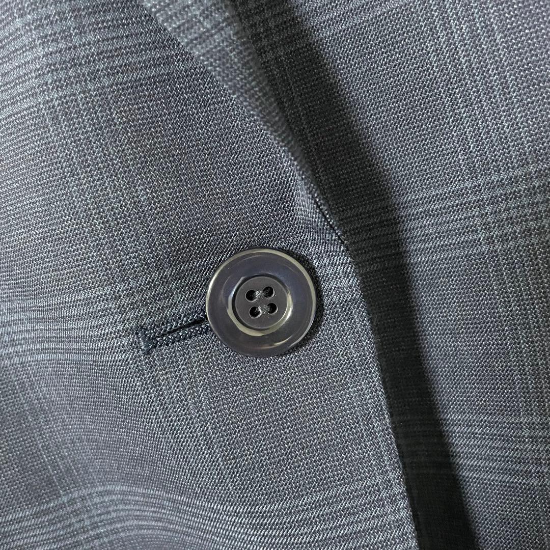 【美品】LES MUES レミュー スカートスーツ ストレッチ 洗える L 紺青