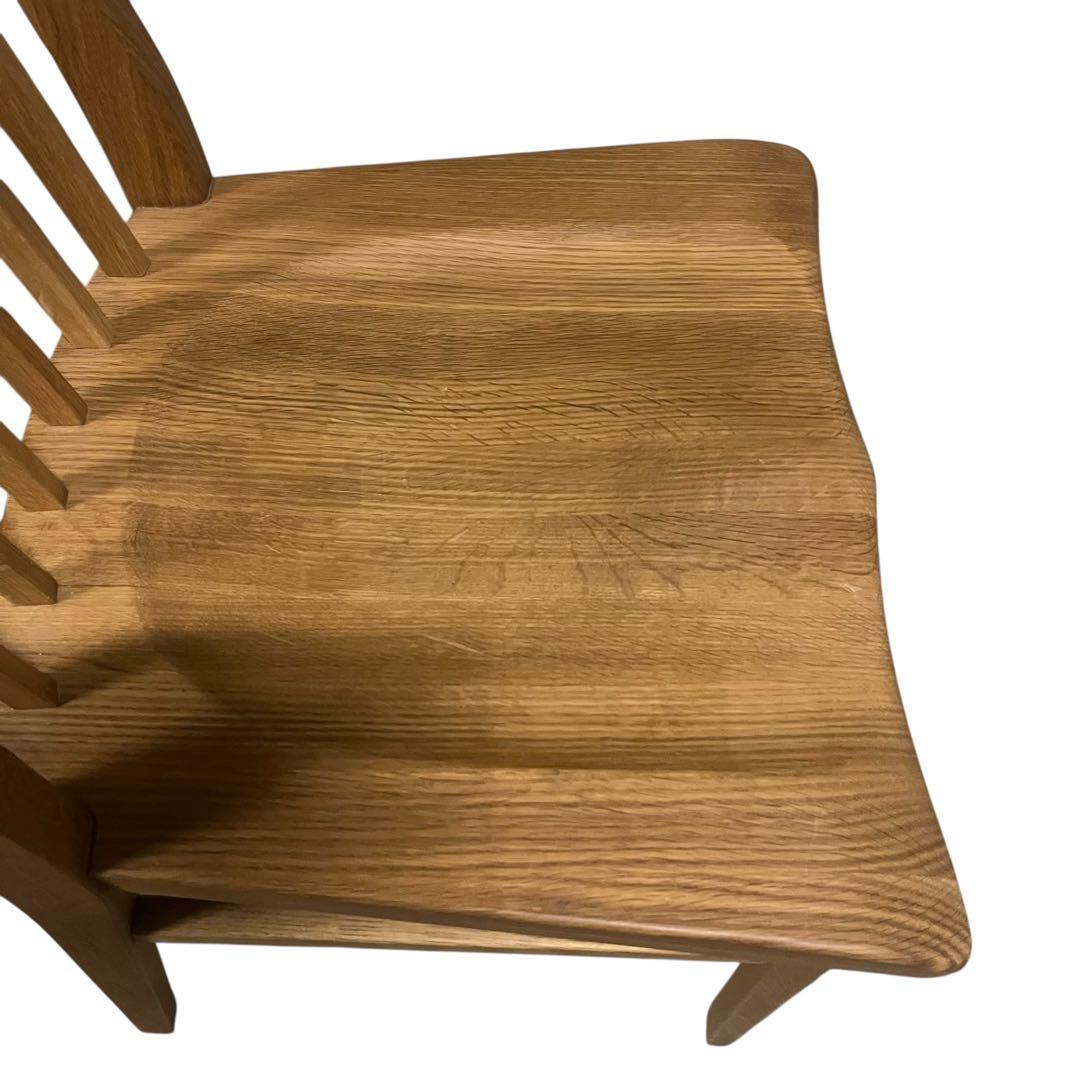 【美品】起立木工 オーク材 ダイニングチェア 葉月II 廃盤品