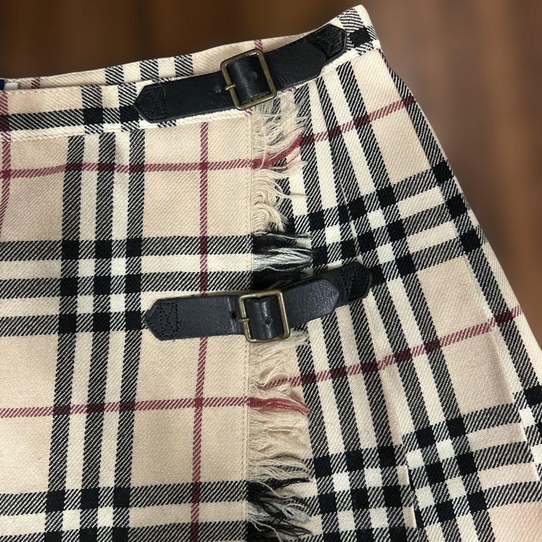 Burberry/BLUE LABEL 巻きスカート 36