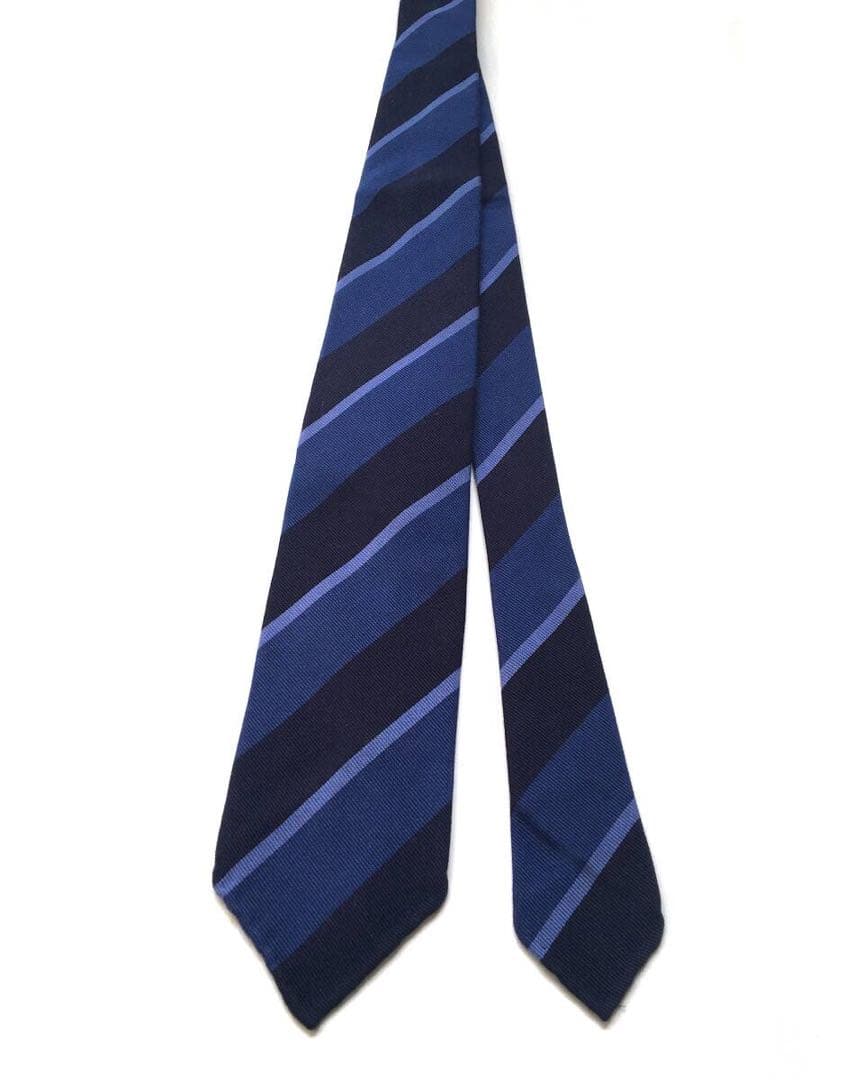 新品 ドレイクス DRAKE'S ネクタイ レジメンタルストライプ DRAKES