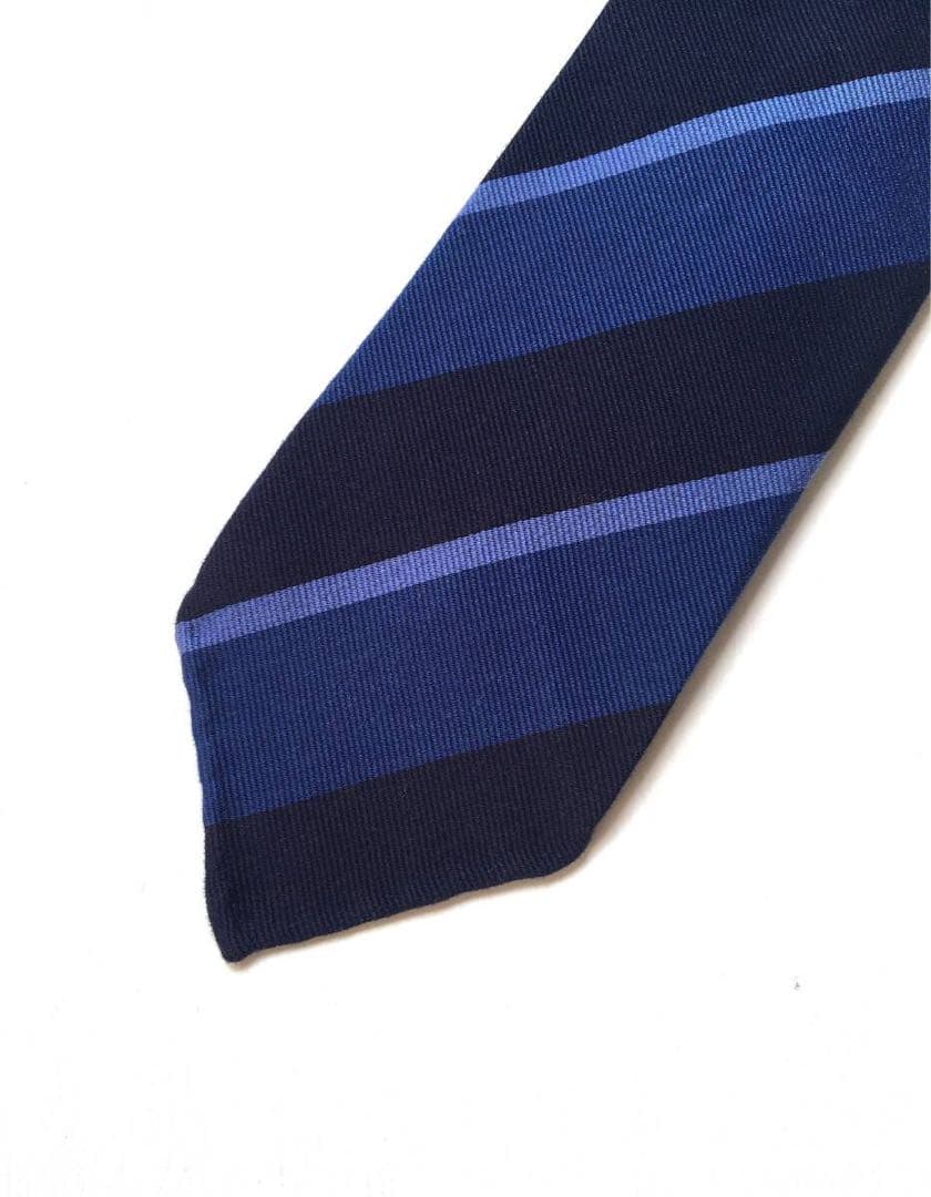 新品 ドレイクス DRAKE'S ネクタイ レジメンタルストライプ DRAKES