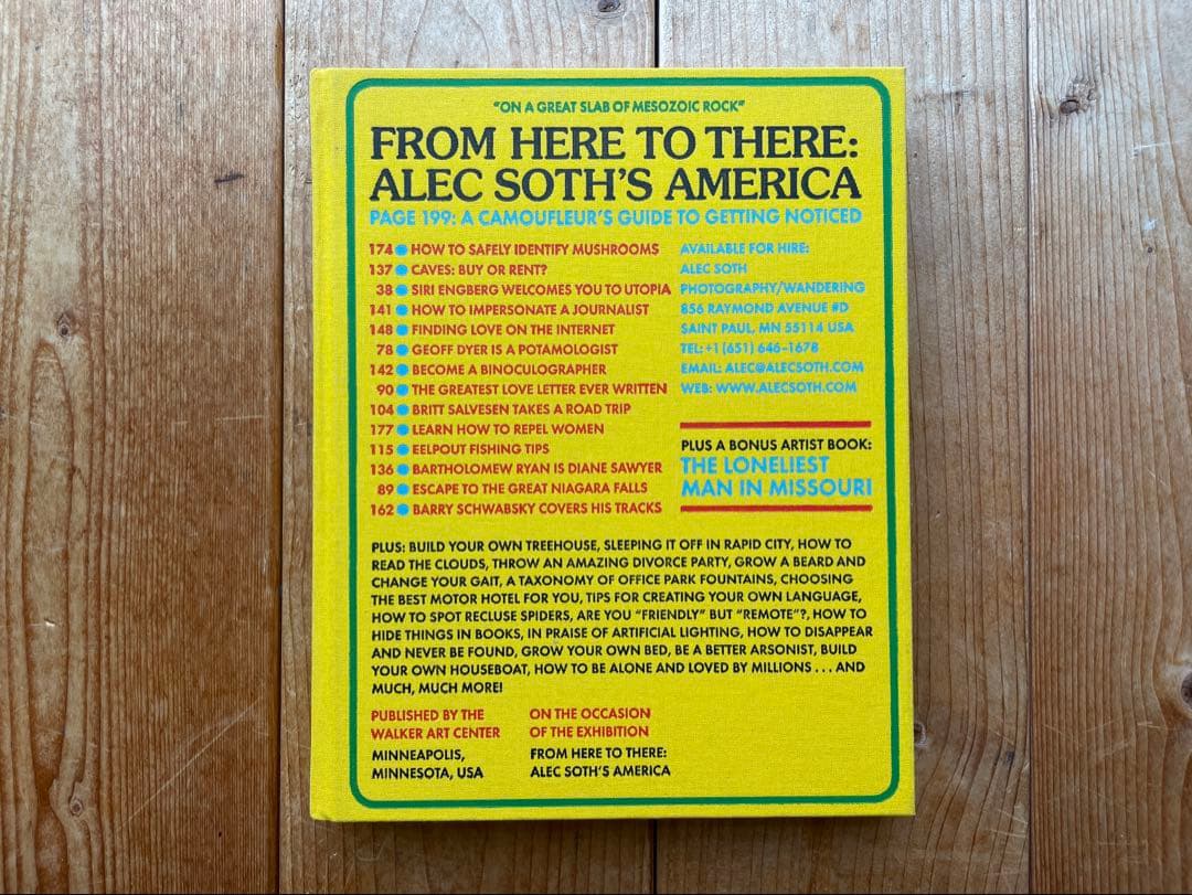 アレック ソス FROM HERE TO THERE: ALEC SOTH