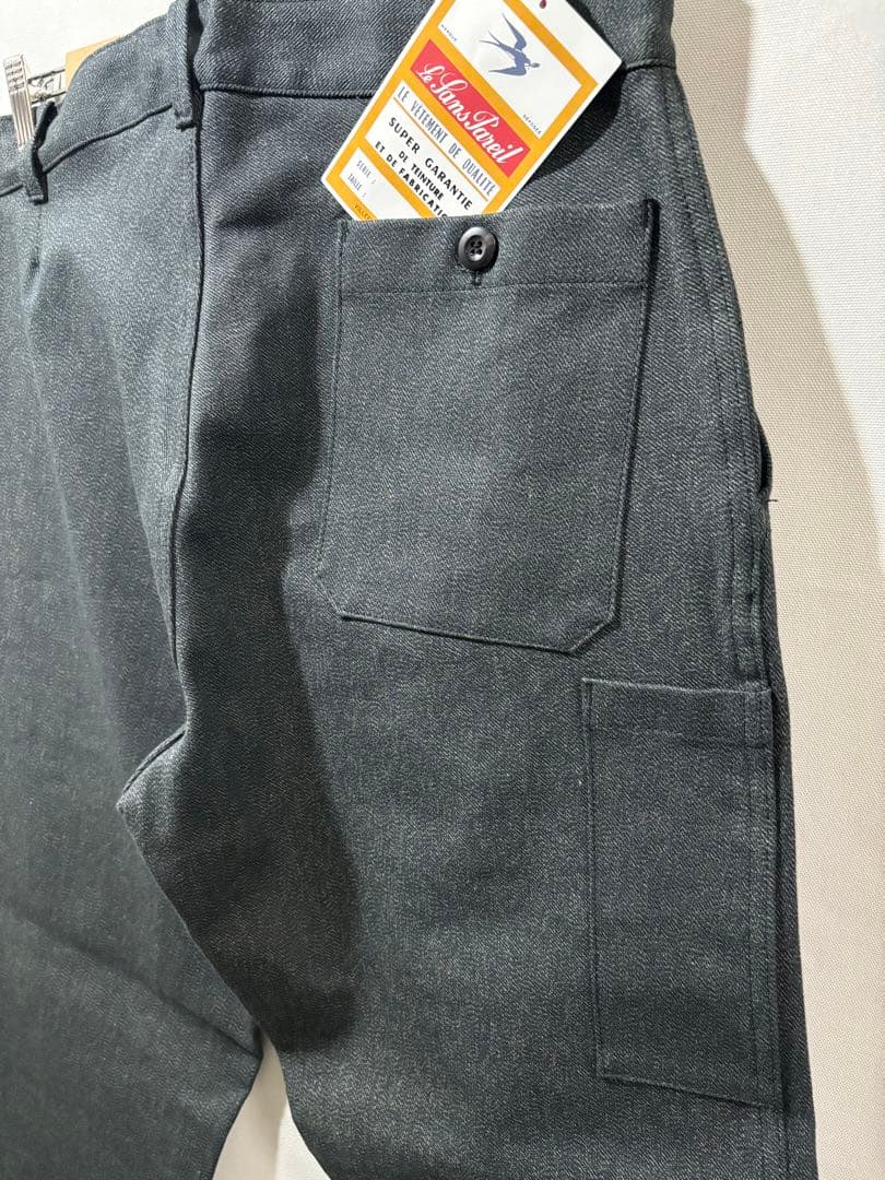 le sans pareil ブラックシャンブレー ワークパンツ ジャケット