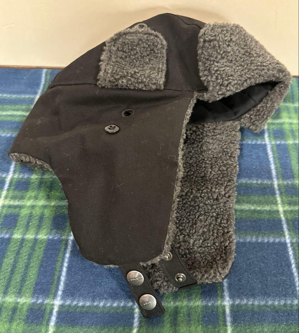 カーハート　carhartt フライトキャップ　ブラック　L/XLサイズ