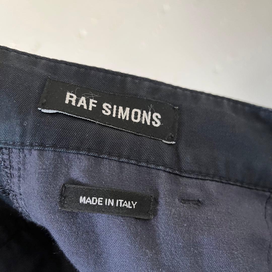 イタリア製 古着 00's ラフシモンズ パンツ スラックス 黒