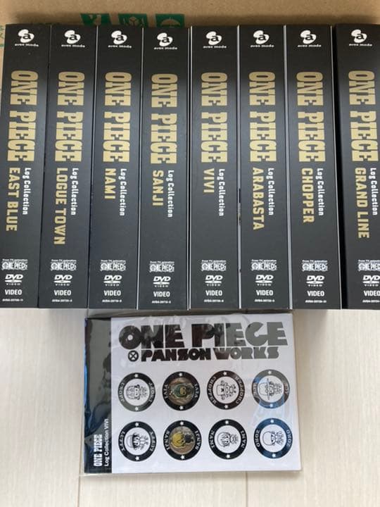 ワンピースログコレクション　DVD 8セット＋おまけ