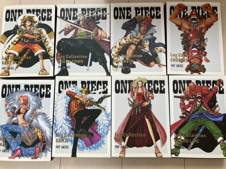 ワンピースログコレクション　DVD 8セット＋おまけ