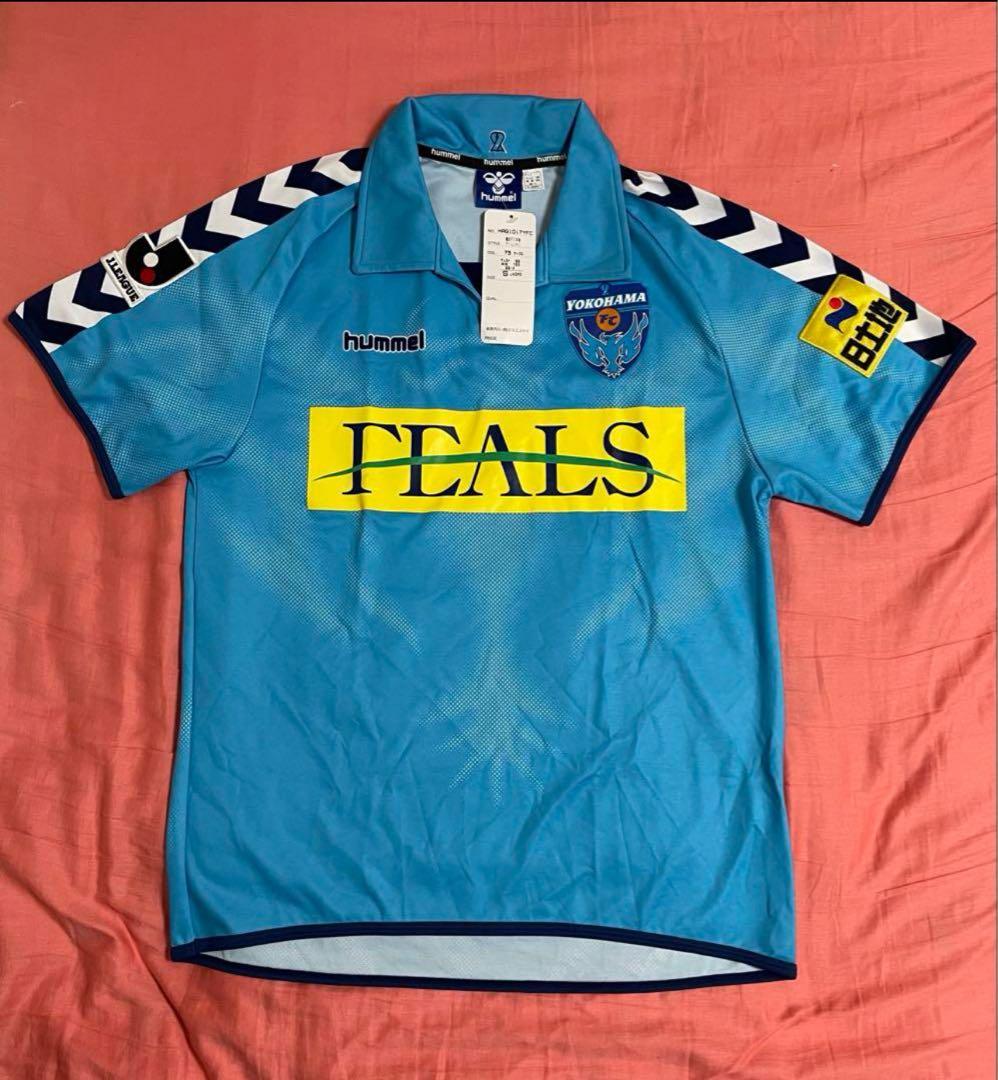 横浜FC 2002-2003サイン入ホームユニヒュンメルS 新品未使用