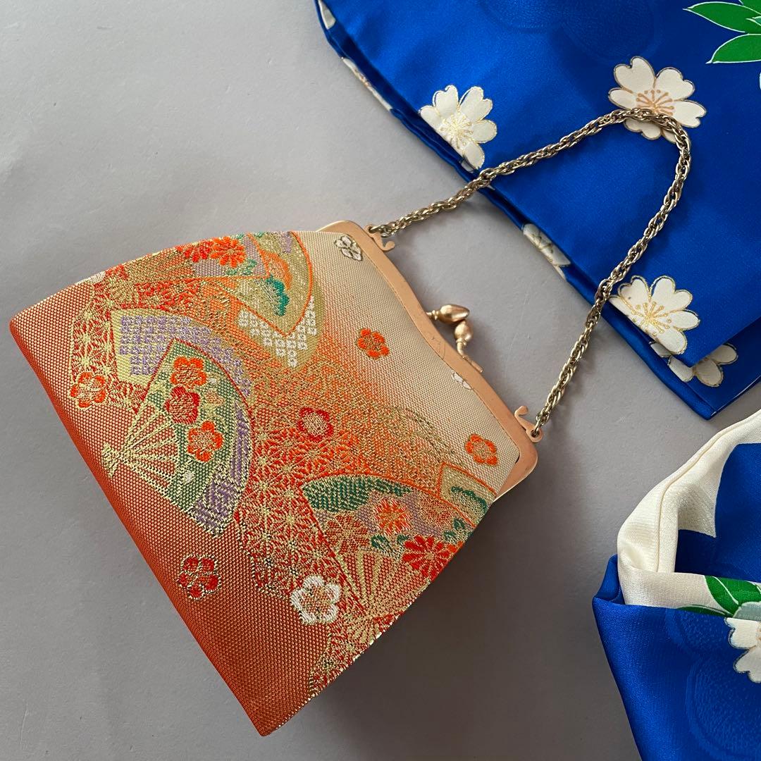 美品　正絹　ジュニア　お着物セット　ハーフ成人式　七五三　付き添い