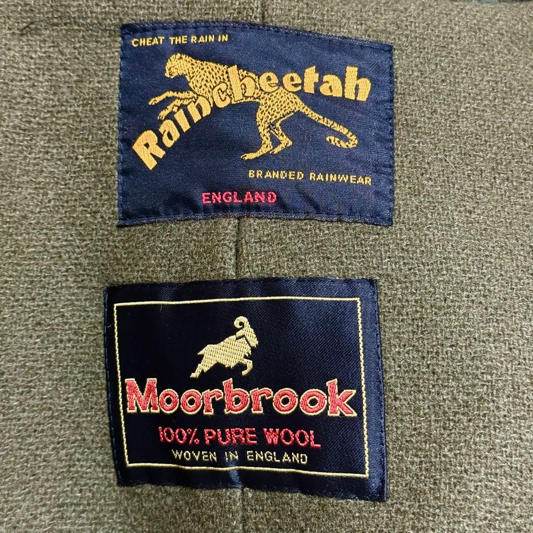 英国製 Raincheetah/Moorbrook ダッフルコート ウール S