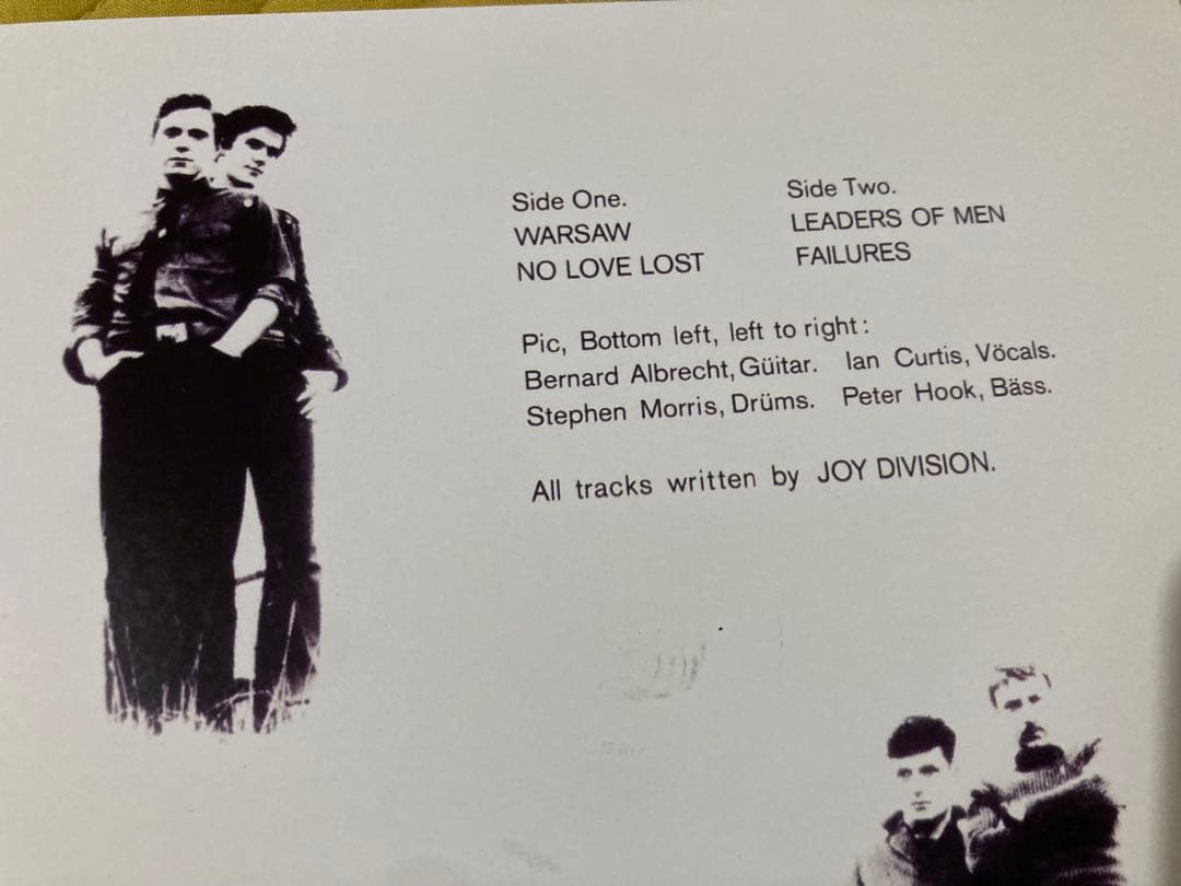 JOY DIVISION 7インチ post punk ポストパンク名盤‼️
