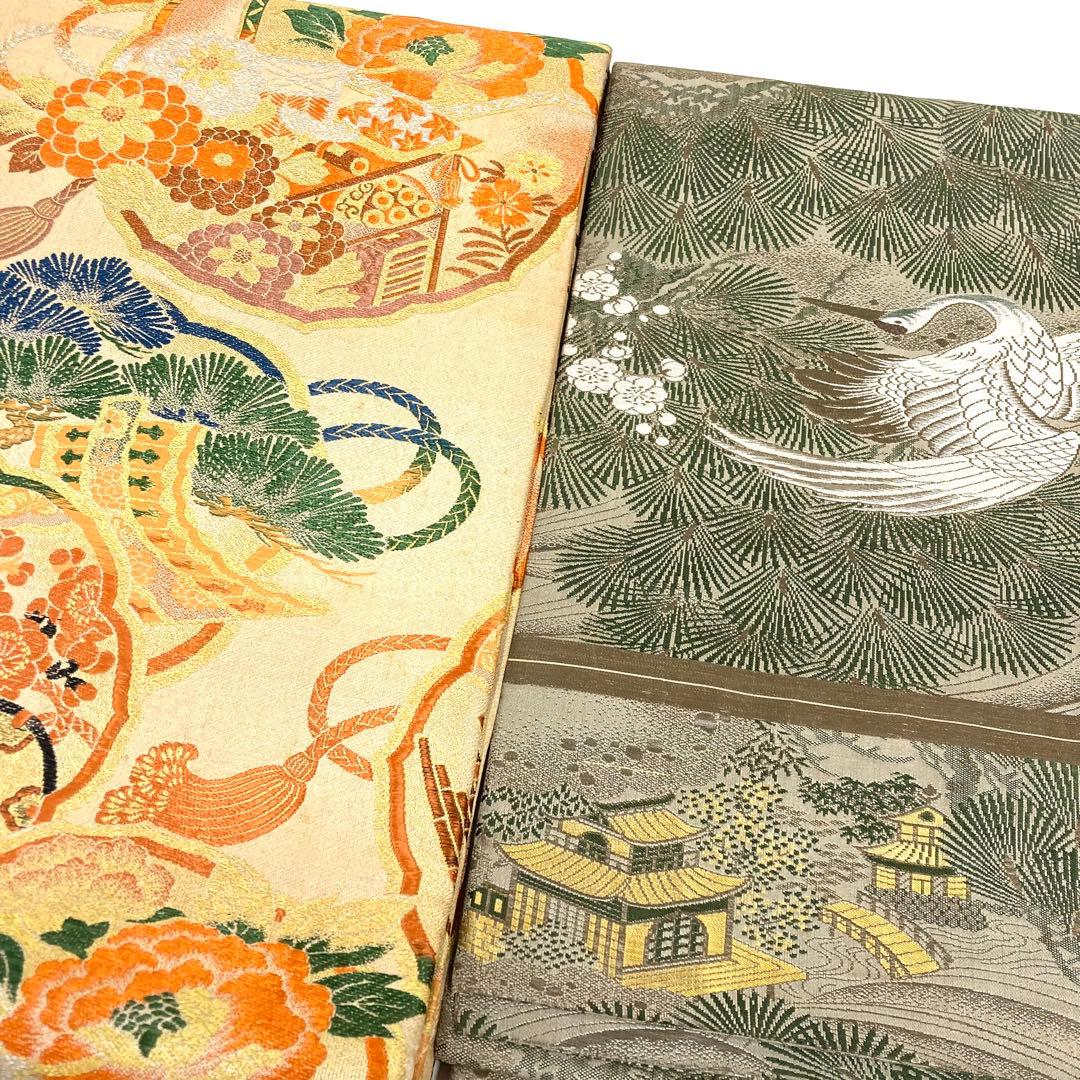 RITAO 【TAMA屋】全て正絹 全て丸帯 まとめ売り10点TM2551