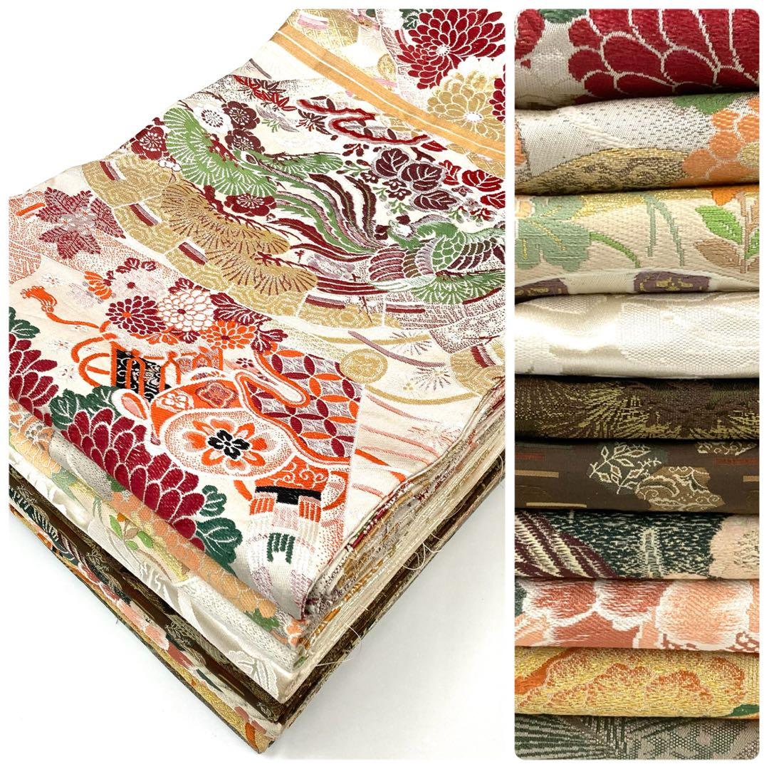 RITAO 【TAMA屋】全て正絹 全て丸帯 まとめ売り10点TM2551